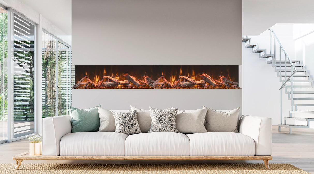 Amantii Tru View Bespoke Indoor and Outdoor Electric Fireplace