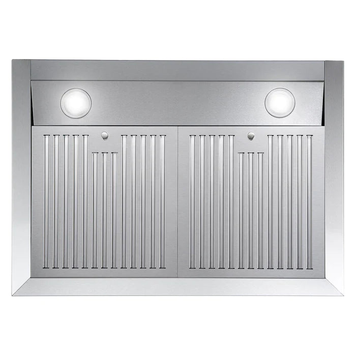 Cosmo UMC30-DL 30" Ductless Under Cabinet Stainless Steel Range Hood with LED Light, 380 CFM, Permanent Filters, 30", Stainless Steel