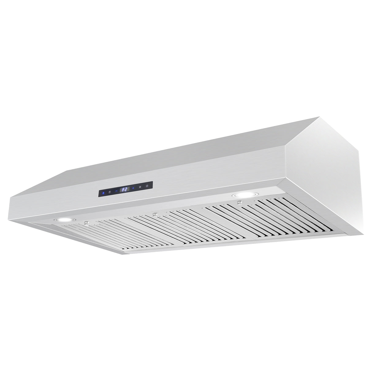 Cosmo 36" Under Cabinet Range Hood with Digital Touch Controls, 3-Speed Fan, LED Lights and Permanent Filters in Stainless Steel