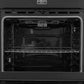 FORNO Espresso Vomero 30" 10 cu. ft. Electric Double Wall Oven in Black with Stainless Steel Accents, FBOEL1324-30BLK