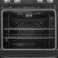 FORNO Espresso Vomero 30" 10 cu. ft. Electric Double Wall Oven in Black with Stainless Steel Accents, FBOEL1324-30BLK