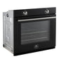 FORNO Espresso Vomero 30" 5 cu. ft. Electric Single Wall Oven in Black with Stainless Steel Accents, FBOEL1370-30BLK