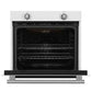 FORNO Espresso Vomero 30" 5 cu. ft. Electric Single Wall Oven in White with Stainless Steel Accents, FBOEL1370-30WHT