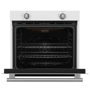 FORNO Espresso Vomero 30" 5 cu. ft. Electric Single Wall Oven in White with Stainless Steel Accents, FBOEL1370-30WHT
