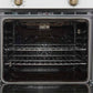FORNO Espresso Vomero 30" 5 cu. ft. Electric Single Wall Oven in White with Antique Brass Accents, FBOEL1370-30WHT
