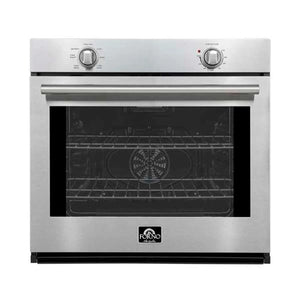 FORNO Espresso Vomero 30" 5 cu. ft. Built-In Single Electric Wall Oven in Stainless Steel, FBOEL1370-30