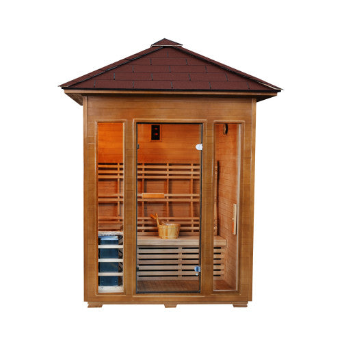 Waverly 3-Person Outdoor Traditional Sauna