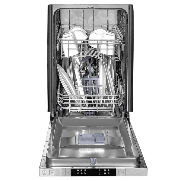 ZLINE 18" Built-in Dishwasher with Modern Style Handle