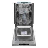 ZLINE 18" Built-in Dishwasher with Modern Style Handle