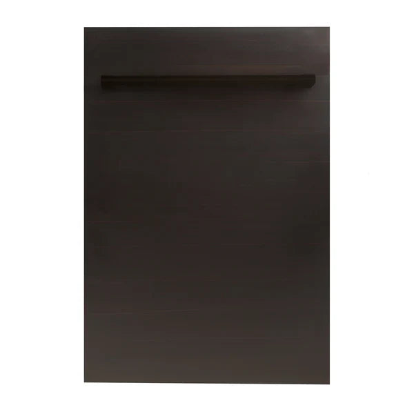 ZLINE 18" Built-in Dishwasher with Traditional Style Handle in Oil Rubbed Bronze