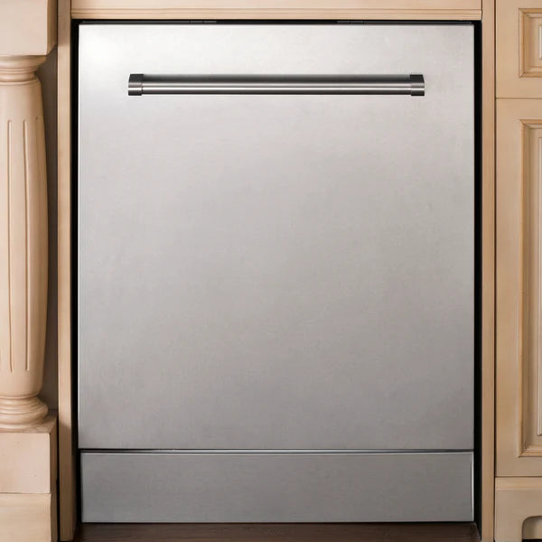 ZLINE 24" Top Control Dishwasher with Stainless Steel Tub and Traditional Handle