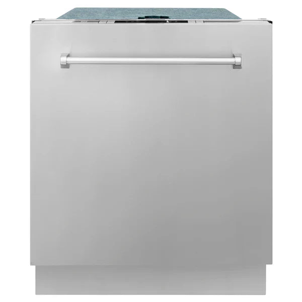 ZLINE 24" Top Control Dishwasher with Stainless Steel Tub and Traditional Handle Stainless Steel