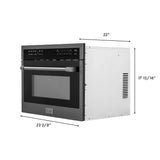 ZLINE 24" Built-in Convection Microwave Oven (MWO-24-BS)