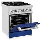 ZLINE 24" 2.8 cu. ft. Dual Fuel Range with Gas Stove and Electric Oven in DuraSnow Stainless Steel