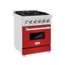 ZLINE 24" 2.8 cu. ft. Dual Fuel Range with Gas Stove and Electric Oven in DuraSnow Stainless Steel