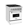 ZLINE 24" 2.8 cu. ft. Dual Fuel Range with Gas Stove and Electric Oven in Stainless Steel