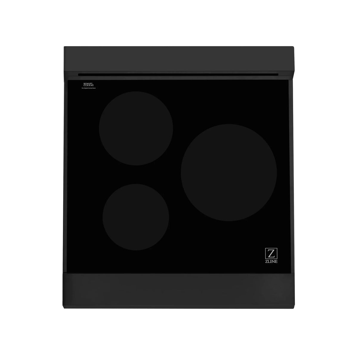 ZLINE 24" 2.8 cu. ft. Induction Range with a 3 Element Stove and Electric Oven in Black Stainless Steel