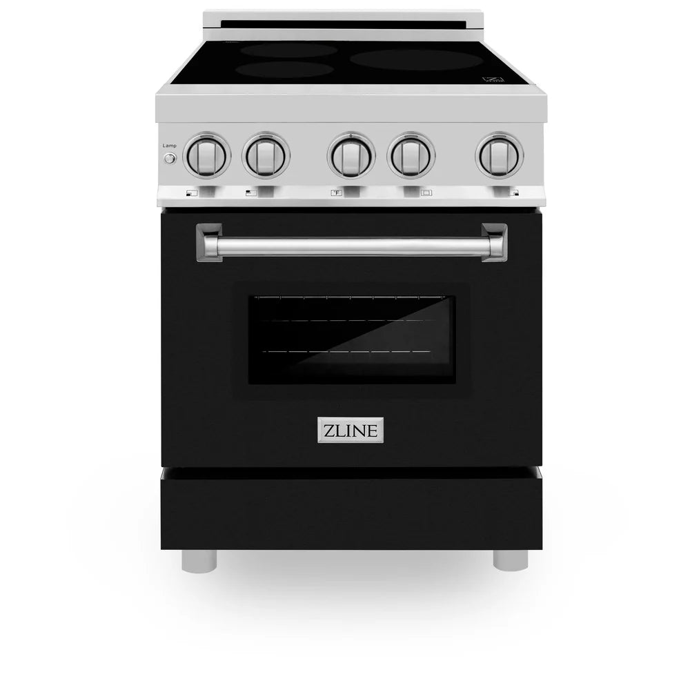 ZLINE 24" 2.8 cu. ft. Induction Range with a 3 Element Stove and Electric Oven