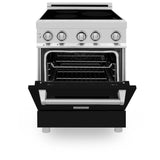 ZLINE 24" 2.8 cu. ft. Induction Range with a 3 Element Stove and Electric Oven