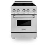 ZLINE 24" 2.8 cu. ft. Induction Range with a 3 Element Stove and Electric Oven