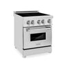 ZLINE 24" 2.8 cu. ft. Induction Range with a 3 Element Stove and Electric Oven