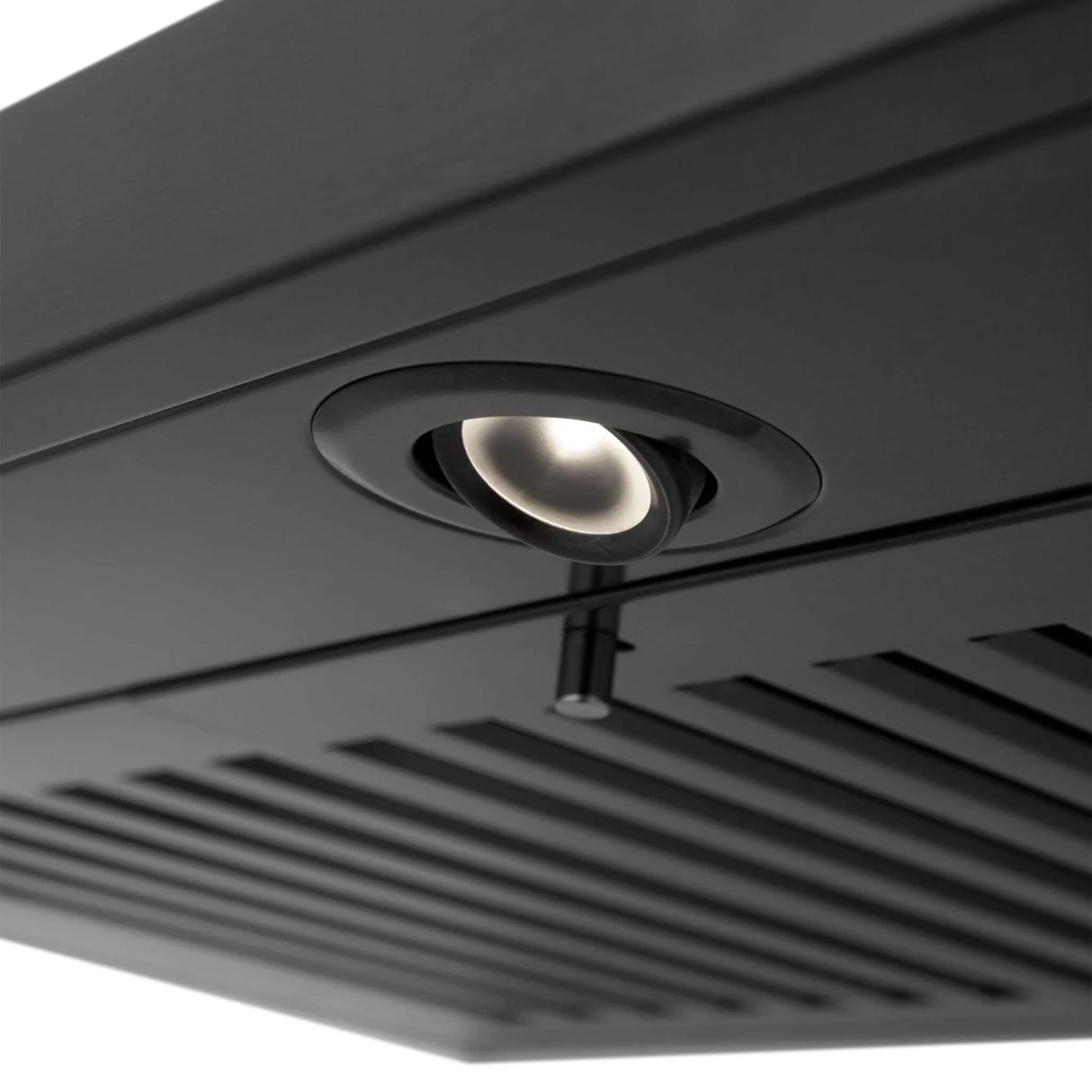 ZLINE 24" Convertible Vent Wall Mount Range Hood in Black Stainless Steel with Crown Molding