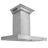 ZLINE 24" CrownSound™ Ducted Vent Wall Mount Range Hood in Stainless Steel with Built-in Bluetooth Speakers