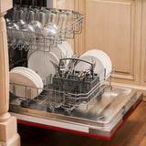 ZLINE 24" Top Control Dishwasher with Stainless Steel Tub and Modern Handle