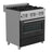 ZLINE 30" 4.0 cu. ft. Dual Fuel Range with Gas Stove and Electric Oven in DuraSnow Stainless Steel