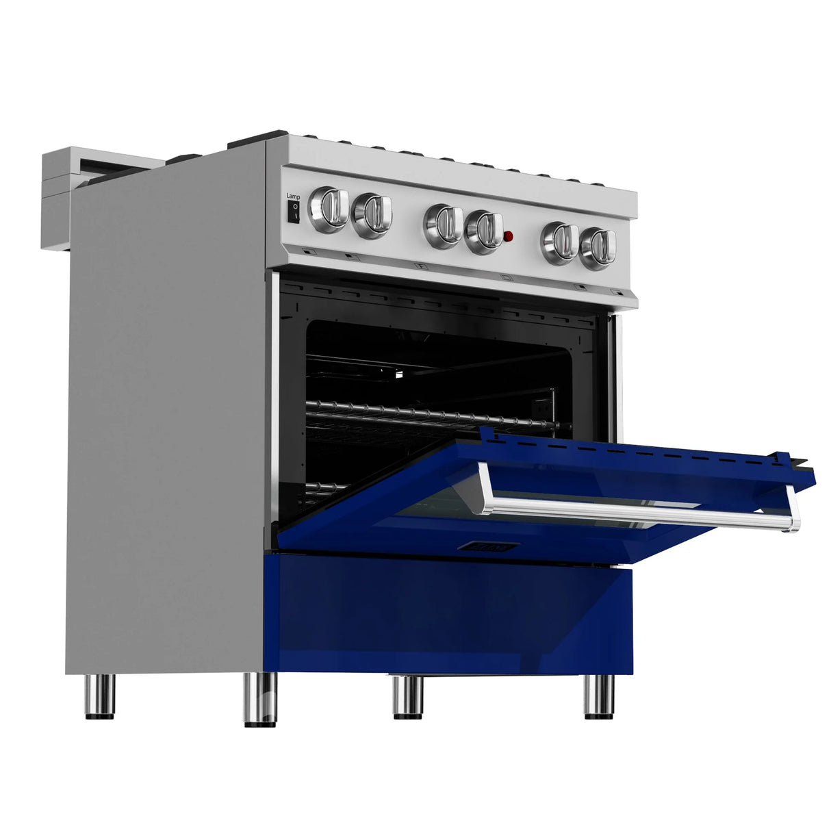 ZLINE 30" 4.0 cu. ft. Dual Fuel Range with Gas Stove and Electric Oven in DuraSnow Stainless Steel