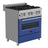 ZLINE 30" 4.0 cu. ft. Dual Fuel Range with Gas Stove and Electric Oven in DuraSnow Stainless Steel