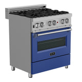 ZLINE 30" 4.0 cu. ft. Dual Fuel Range with Gas Stove and Electric Oven in DuraSnow Stainless Steel