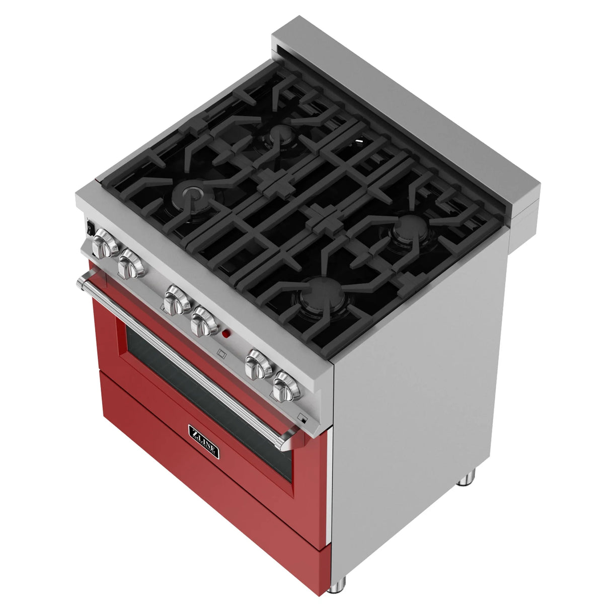 ZLINE 30" 4.0 cu. ft. Dual Fuel Range with Gas Stove and Electric Oven in DuraSnow Stainless Steel