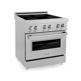 ZLINE 30" 4.0 cu. ft. Induction Range with a 4 Element Stove and Electric Oven