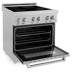 ZLINE 30" 4.0 cu. ft. Induction Range with a 4 Element Stove and Electric Oven