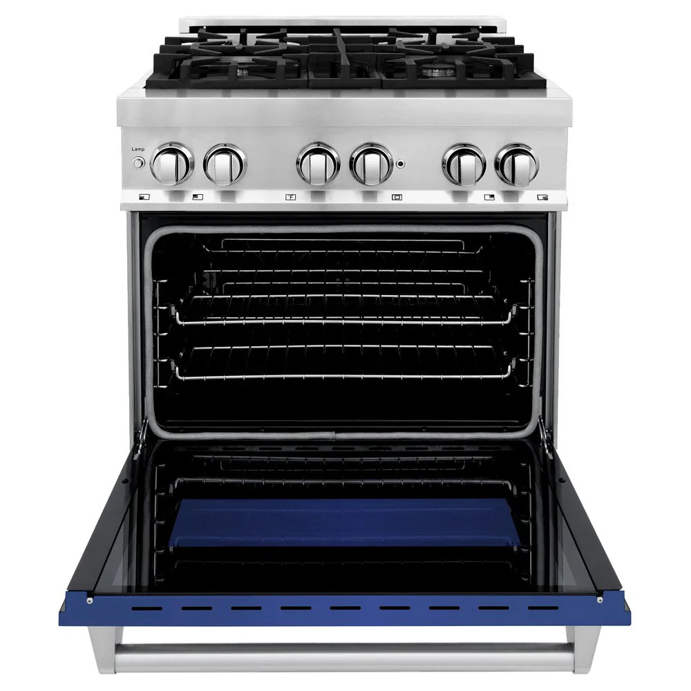 ZLINE 30" Dual Fuel Range with Gas Stove and Electric Oven (RA-BM-30)