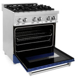 ZLINE 30" Dual Fuel Range with Gas Stove and Electric Oven (RA-BM-30)