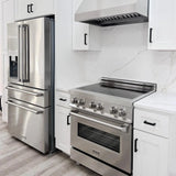 ZLINE 30" 4.0 cu. ft. Induction Range with a 4 Element Stove and Electric OvenZLINE 30" 4.0 cu. ft. Induction Range with a 4 Element Stove and Electric Oven