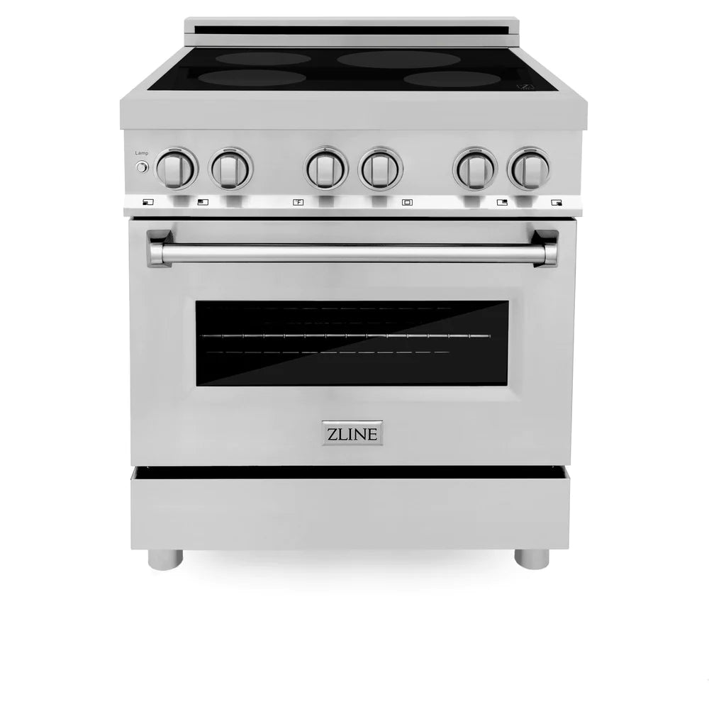 ZLINE 30" 4.0 cu. ft. Induction Range with a 4 Element Stove and Electric Oven