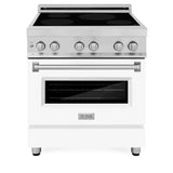 ZLINE 30" 4.0 cu. ft. Induction Range with a 4 Element Stove and Electric Oven