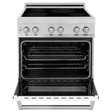 ZLINE 30" 4.0 cu. ft. Induction Range with a 4 Element Stove and Electric Oven