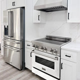 ZLINE 30" 4.0 cu. ft. Induction Range with a 4 Element Stove and Electric Oven