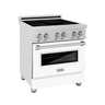 ZLINE 30" 4.0 cu. ft. Induction Range with a 4 Element Stove and Electric Oven