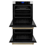 ZLINE 30" Autograph Edition Double Wall Oven with Self Clean and True Convection in Fingerprint Resistant Stainless Steel