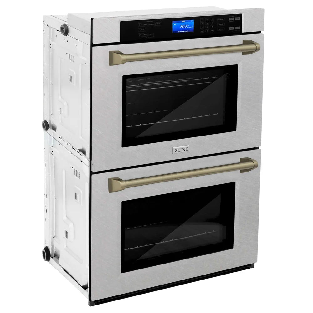 ZLINE 30" Autograph Edition Double Wall Oven with Self Clean and True Convection in Fingerprint Resistant Stainless Steel