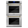 ZLINE 30" Autograph Edition Double Wall Oven with Self Clean and True Convection in Stainless Steel