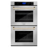 ZLINE 30" Autograph Edition Double Wall Oven with Self Clean and True Convection in Stainless Steel