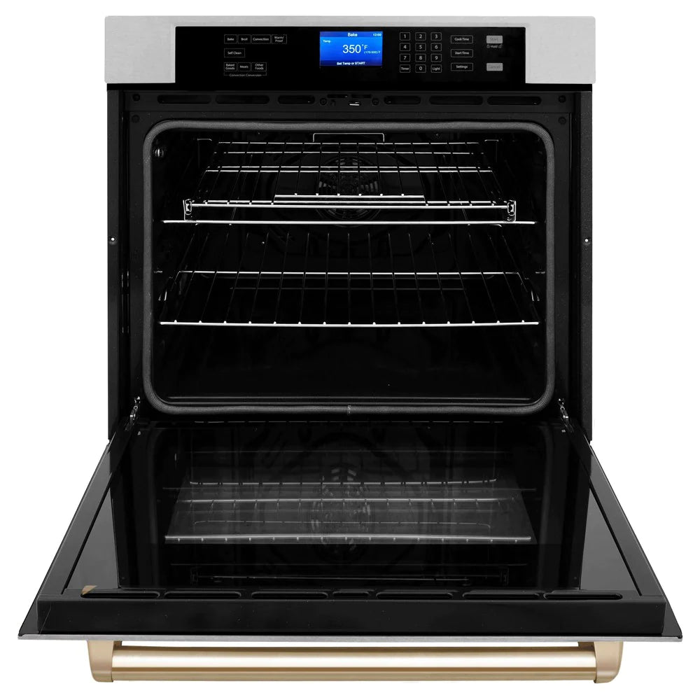 ZLINE 30" Autograph Edition Single Wall Oven with Self Clean and True Convection in Fingerprint Resistant Stainless Steel