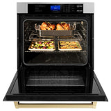 ZLINE 30" Autograph Edition Single Wall Oven with Self Clean and True Convection in Stainless Steel