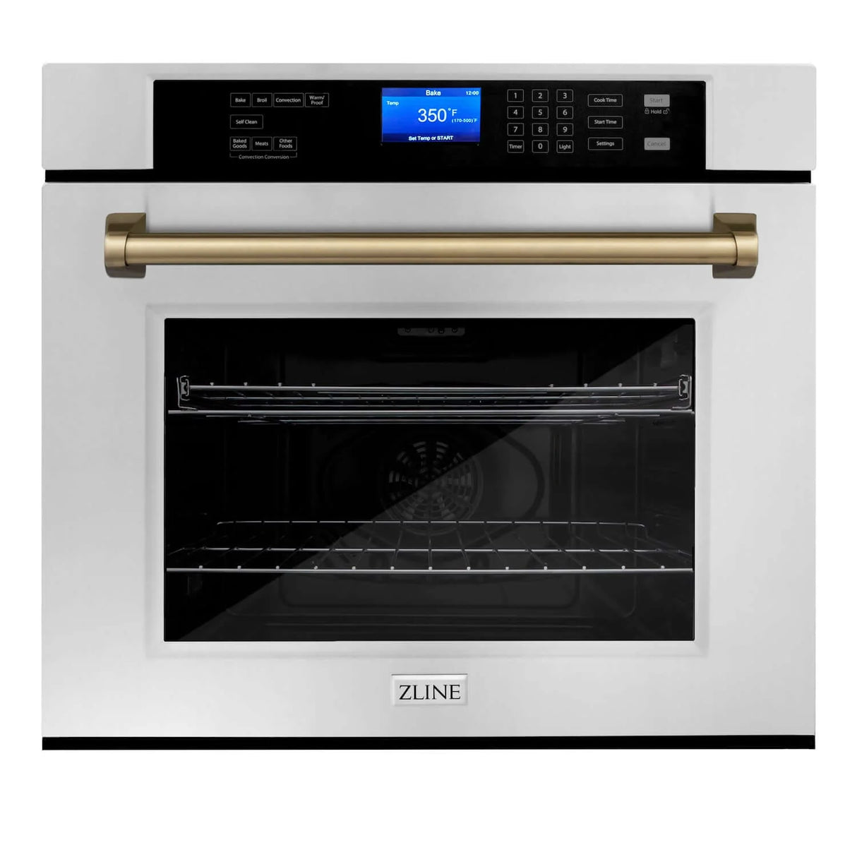 ZLINE 30" Autograph Edition Single Wall Oven with Self Clean and True Convection in Stainless Steel